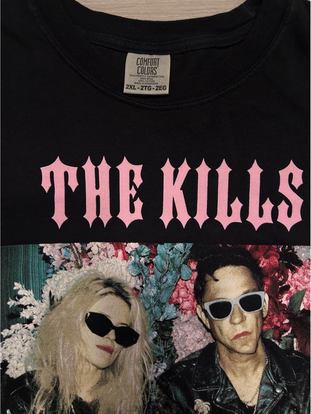 The Kills God Games Tour 2024 T-Shirt 2XL Comfort Colors Band Tee Rare Merch